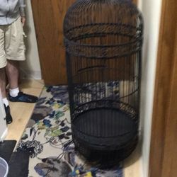Wrought Iron Bird Cage