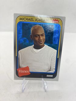 2019 FLEER HANES BLUE FOIL MICHAEL JORDAN #MJ-43 NBA BASKETBALL CARD