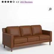 Ferranti Faux Leather Sofa (Wayfair)