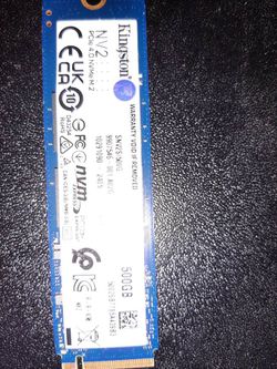 kingston ssd nvme2 pcie4 m.2 500g - $15 (rosemead)