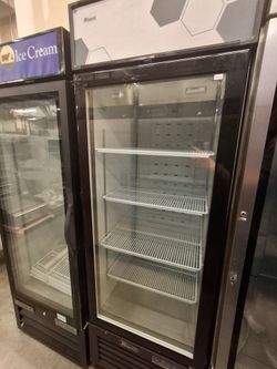 1 Glass door freezer