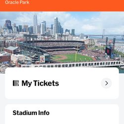 SF Giants Tickets 