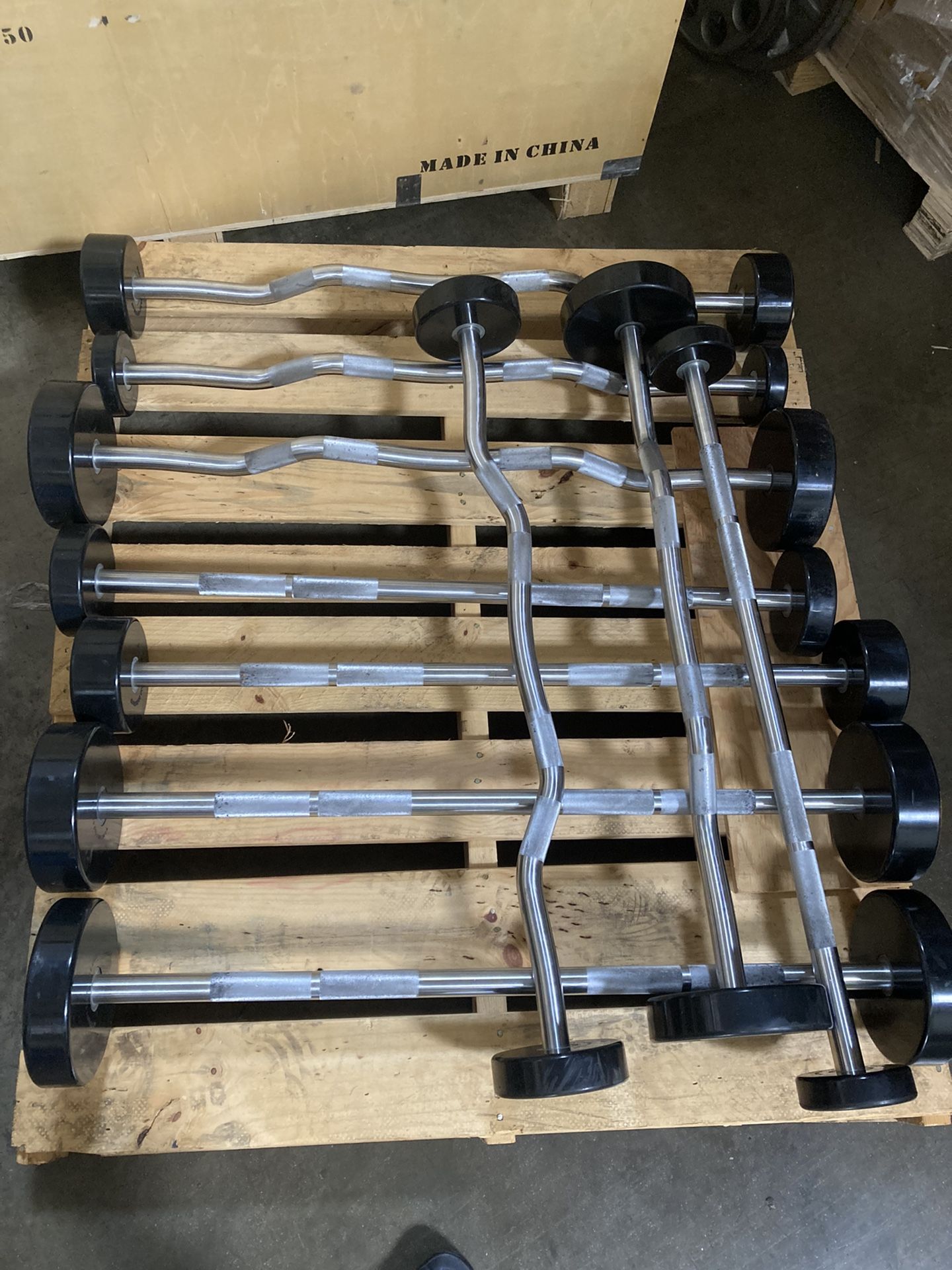 Barbell Set Curl Or Straight 20,30,40,50,60