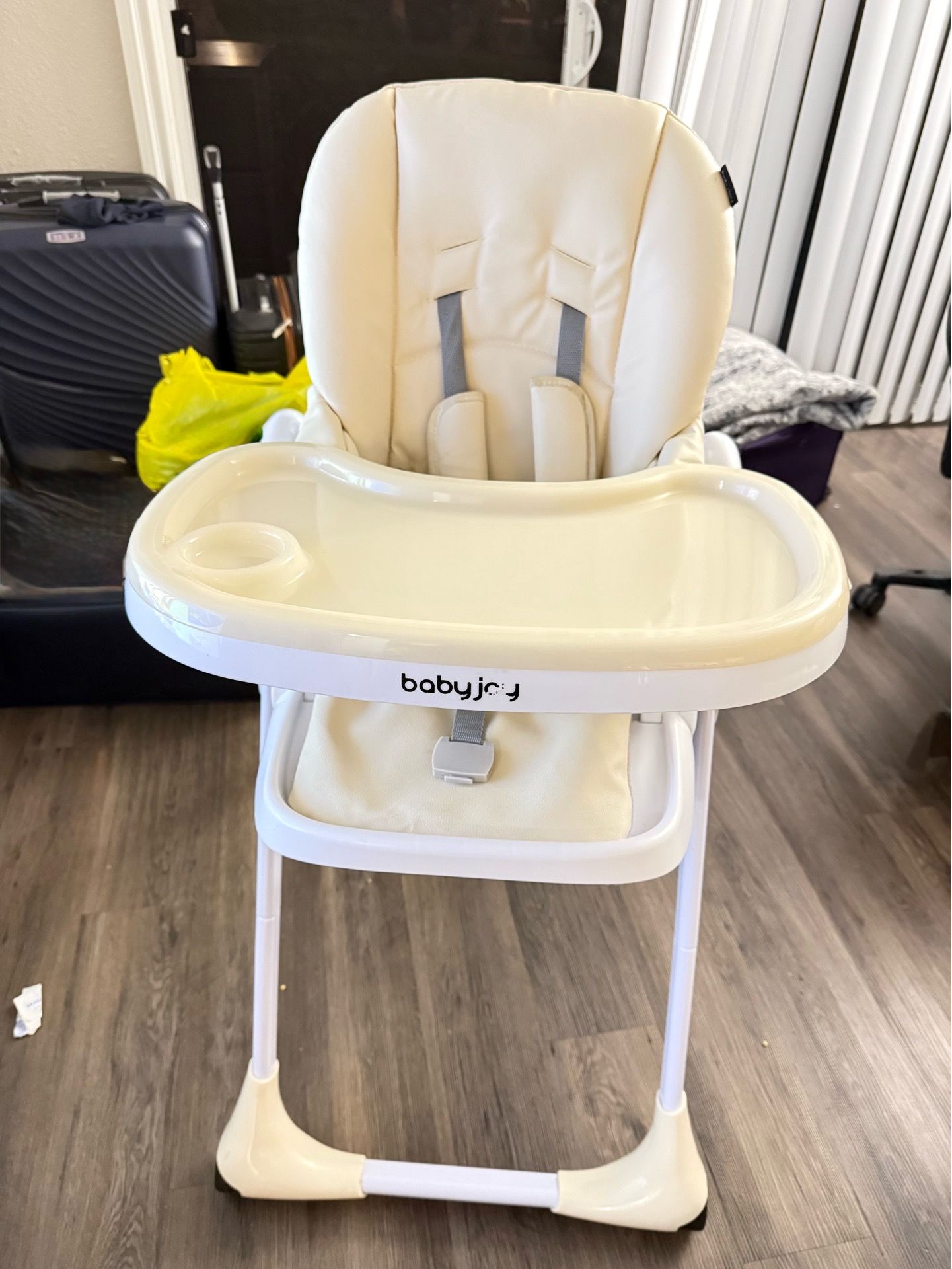 Baby Joy Baby High Chair – Adjustable Feeding Chair with Tray – Excellent Condition