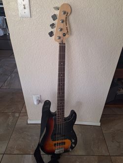 Fender bass guitar.