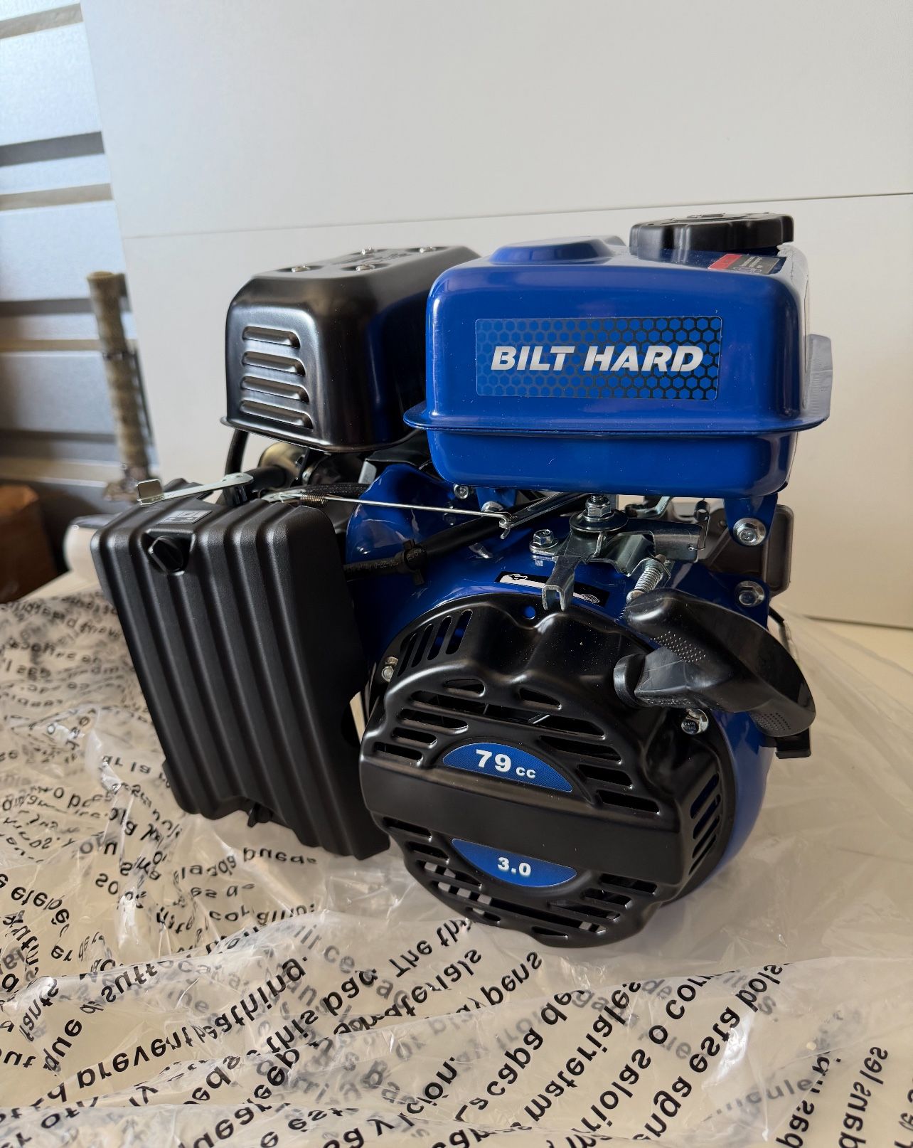 BILT HARD Gas Engine 79cc 2 HP, Gas Motor