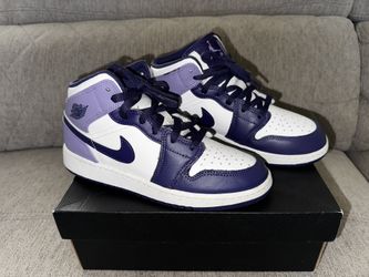 Air Jordan 1 Mid Sky J Purple Size 6
