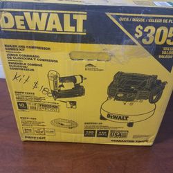 Dewalt  Electtric  Nailer and Compressor Combo Kit 