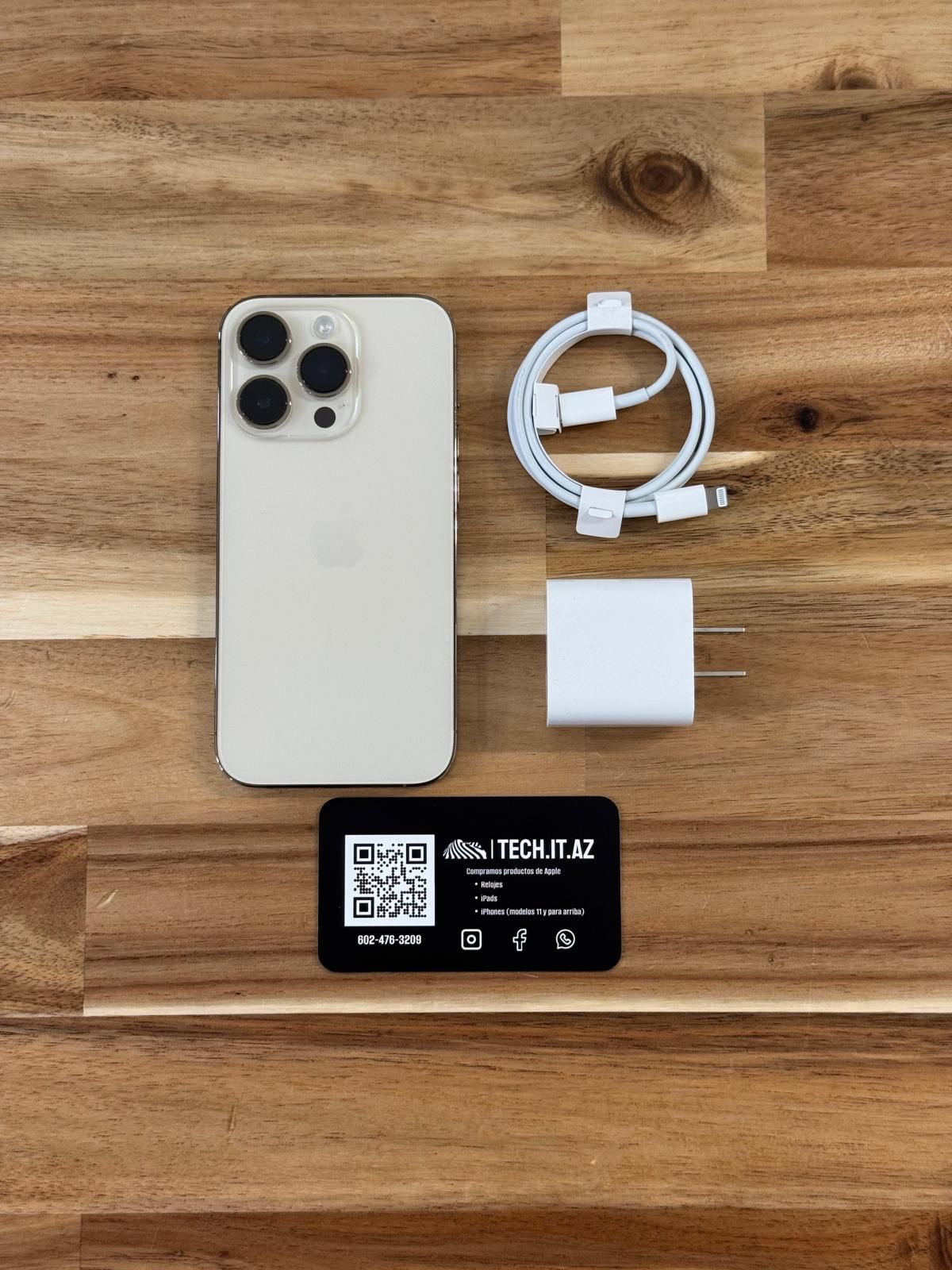 📱 iPhone 14 Pro | 256GB | Gold | Cricket Only | Hablo Español 