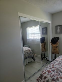 Sliding Closet Doors - Mirrored
