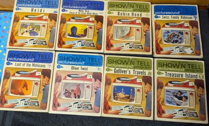 Vintage GE Show’N Tell Picturesound Program – Classic Adventure & Literature Bundle