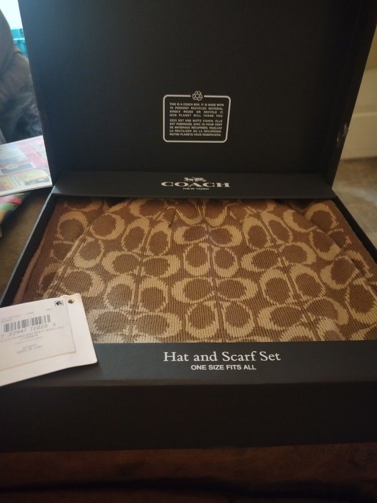 Coach Hat And Scarf