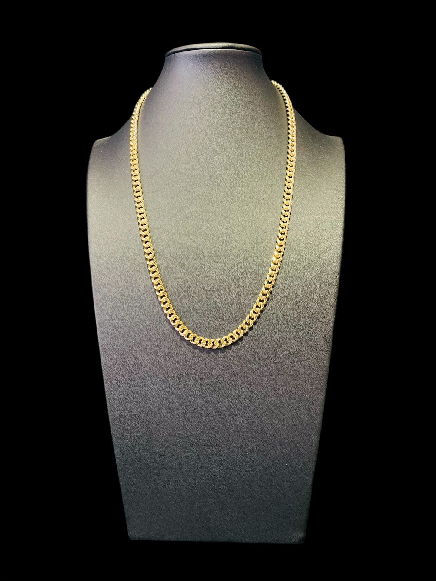 22” 10K Miami Cuban Link Necklace