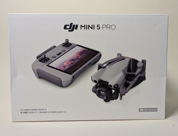 New DJI Mini 5 Pro Fly More Combo