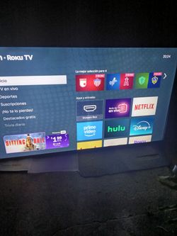 Smart tv. 80. Inch. Roku. Onn.