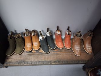 Botin de  piel de nino