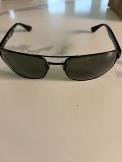 Ray-Ban RB3445 Polarized Sunglasses 61mm - Black / G-15 Green + Case