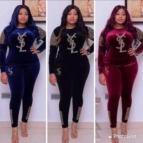 Women Designer Velvet Material Only2Colors