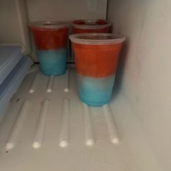 Frozen ice cups