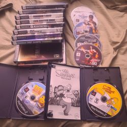 Ps2 Games Lot, Simpsons, Battlefield, Final Fantasy 12