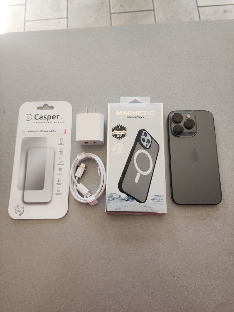 Apple iPhone 14 Pro Unlock With Extras AT&T T-Mobile MetroPCS Cricket VZW