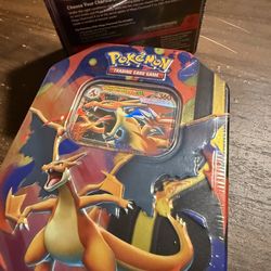 Pokémon mega charizard tin mega evolution, phantasmal flames and journey together single packs