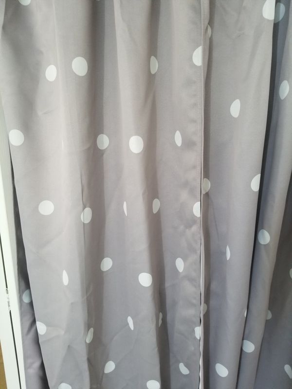 Gray And White Polka Dot Curtain For In Miami Fl Offerup