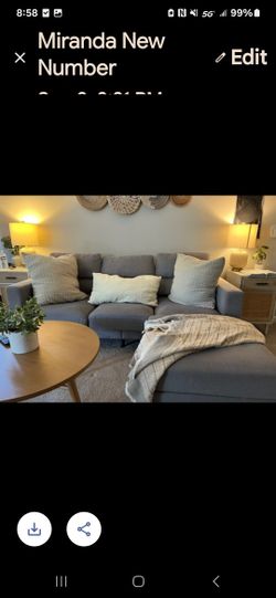 Sofa With Ottoman