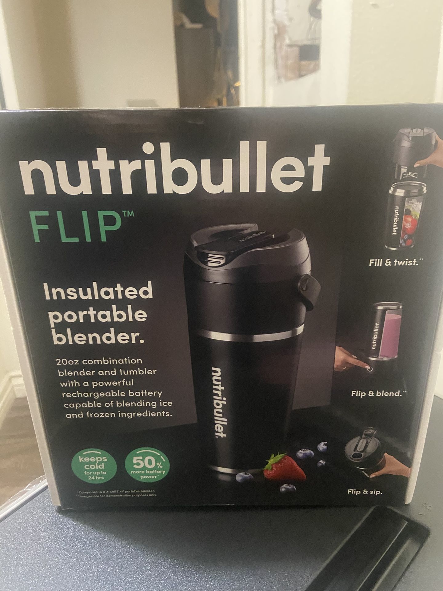 Nutribullet Flip Insulated Portable Blender