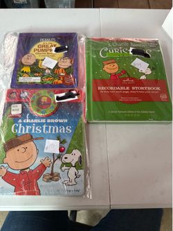 All three brand new Charlie Brown record books