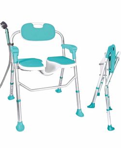 New portable folding shower chair holds up to 300lb