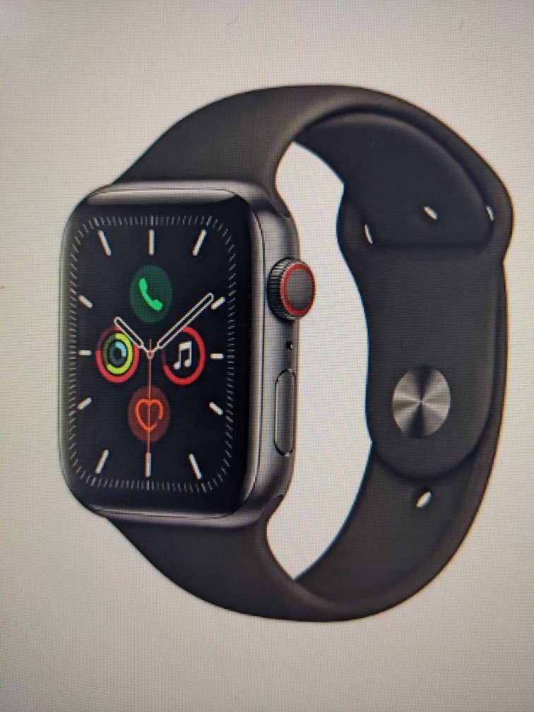 Apple Watch (Series 5) GPS Cellular 40mm Aluminum Case Black