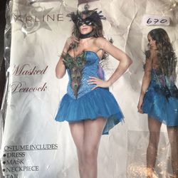 Plus Size Peacock Costume-1X  