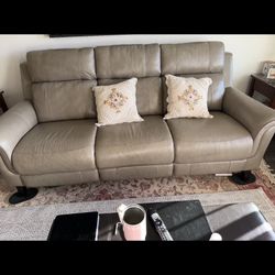 Leather Sofa Couch 