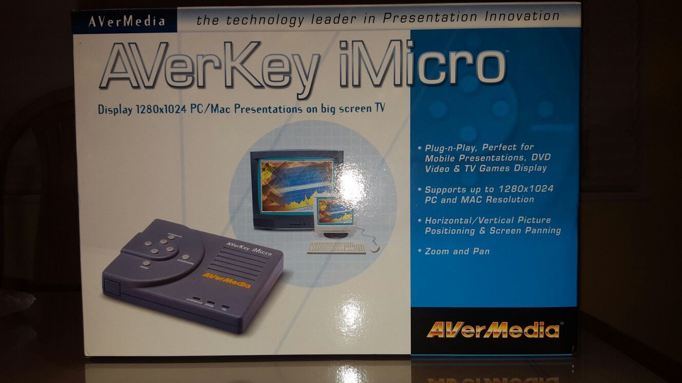 AVerKey iMicro PC to TV Scan Converter
