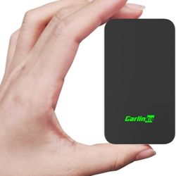 CarlinKit 5.0 Adapter - Wireless CarPlay & Android Auto Adapter,Online Update,2-Channel Con