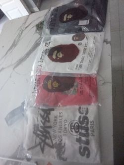 BAPE and Stussy T-Shirts Bundle
