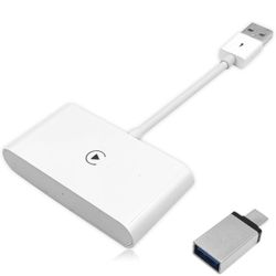 Wireless CarPlay Wireless Adapter for iPhone,Apple Carplay Wireless Adapter Convert Wired to Wireless CarPlay Dongle,Wireless Control Plug & Play Fast