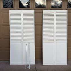 35 3/4" X 79" Bi Fold Doors ( 2 Doors) 