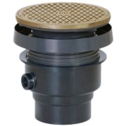 4” Brass Adjustable Clean Outs. (2)