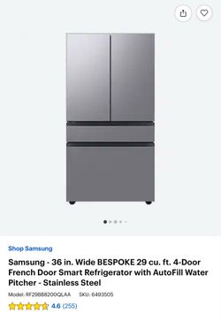 Samsung Bespoke 4-Door French Door Refrigerator