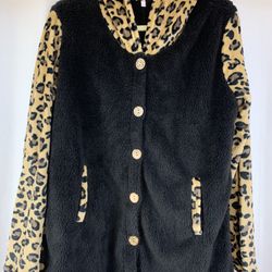 Leopard Hooded Coat