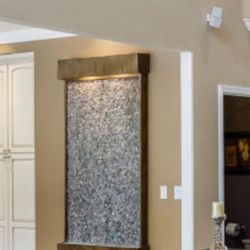 Wall-mounted waterfall 