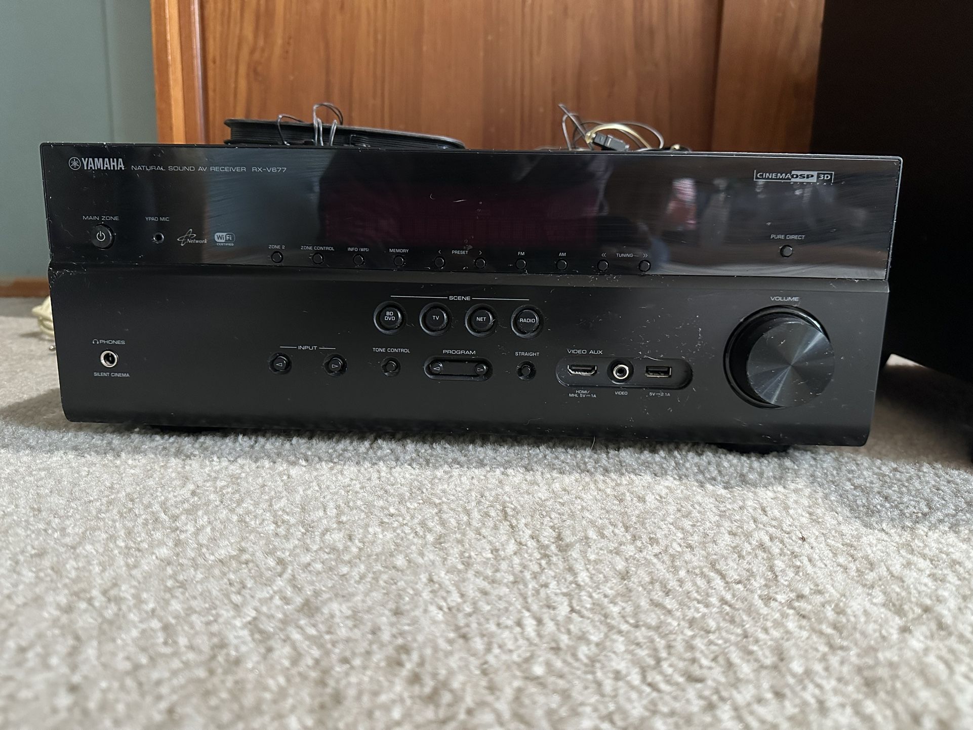 Yamaha RX-V677 7.2-Channel AV Receiver