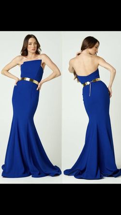 Nicole Bakti Gown Blue Size 0 - $200 OBO!