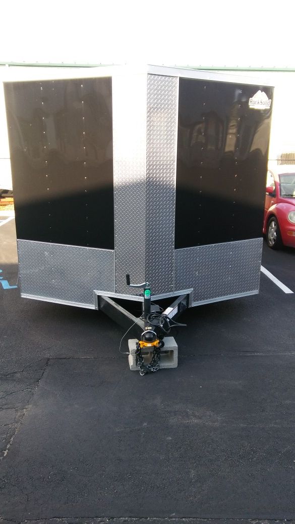 20' 24' 28' 32' Enclosed Vnose Aluminum Trailers