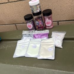 Glitter Craft Supplies Tumblers polyester, glitter
