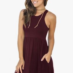 HiMONE Vacation Dresses for Women 2025 Summer Dress Women's Casual Sundresses Casual Beach Petite Sun Dress