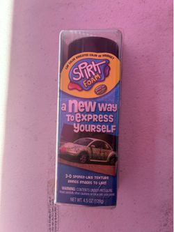 Spirit Foam Spray-on Peel-Off 3D Sponge-Like Texture Foam Brings Images To Life