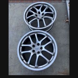 2 -  5x4.5 5x114.3 Stock Nissan InfinitI RAYS Forged 19x8 G35 G37 Q50 350z Altima Camry Civic Accord Wheels Rims !!!!!!!
